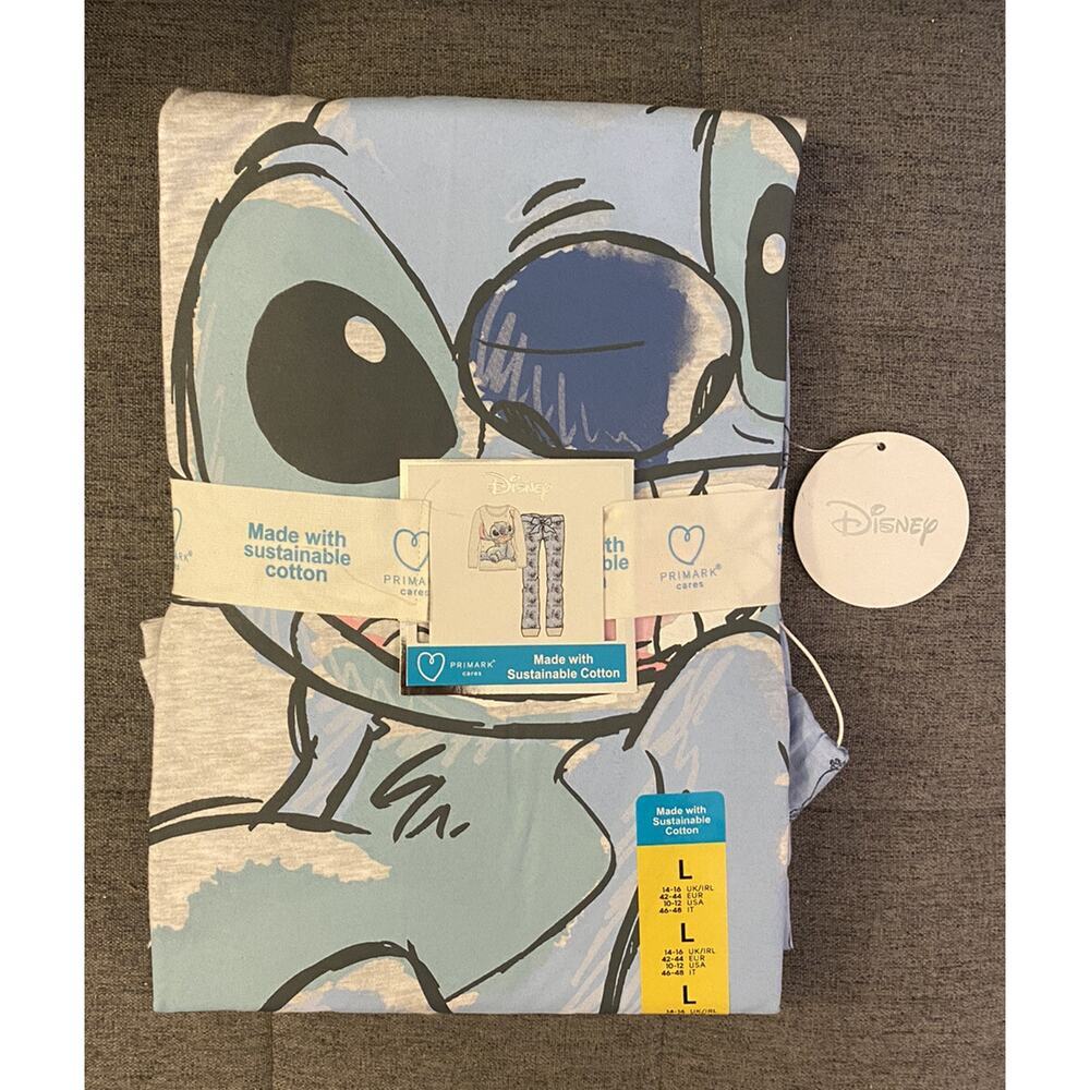 Disney Stitch 2-Piece Pajama Set - Large - NWT